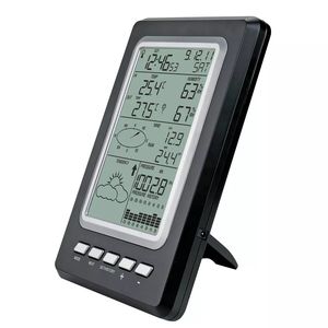Station météo professionnelle sans fil avec capteur extérieur, jauge de pluie, prévisions météorologiques, jauge de vent - Product Image 5