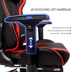 Support lombaire de Massage en mousse originale à haute densité 4d main courante rotative Racing E-Sport chaises de jeu vidéo <span class=keywords><strong>Black</strong></span> <span class=keywords><strong>friday</strong></span> Gift - Product Image 3