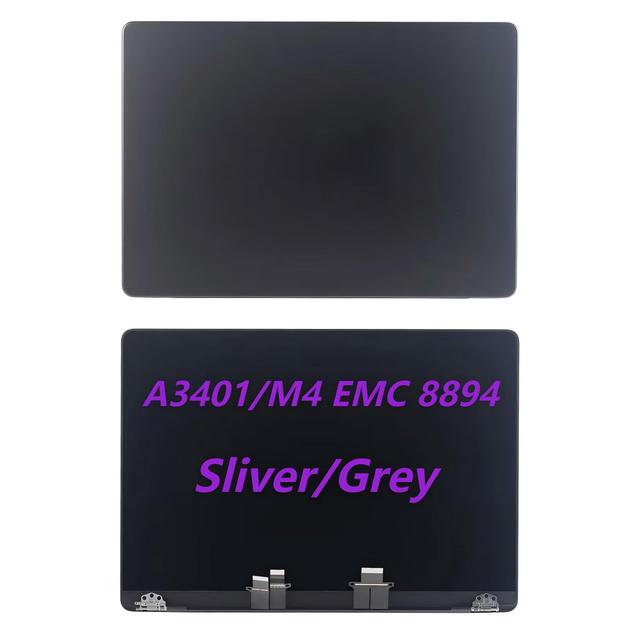 Wholesale LCD Screen Replacement for MacBook Pro M4 A3401 A3185 14 Inches Display Assembly  Silver Grey