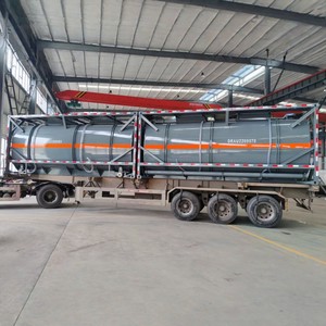 Contenedor Cisterna de Acero Inoxidable ISO de 20FT 40FT para Transporte de Productos Químicos, Ácidos, Sodas y Álcalis - Product Image 3