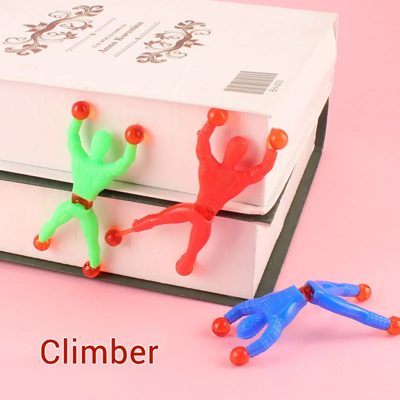 Novelty Sticky Wall Climbing Climber Men Kids Boy Birthday Party Favors Supplies Pinata Fillers Treat Bag Goody Bag Gift