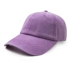 OEM Design Wholesale High Quality 6 Panel Solid Color Cotton Dad Hat Unisex Sports Caps Custom Baseball Cap