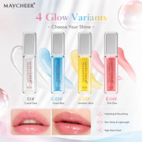 En stock – 4 couleurs – Huile à lèvres brillante hydratante non collante – Prix de gros – Approvisionnement en vrac – Marque privée – Soin des lèvres professionnel