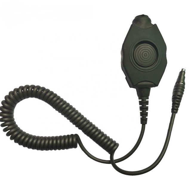 Power-Time D Type IPX-8 Waterproof Push to Talk Button Without Finger PTT Walkie Talkie Accessories