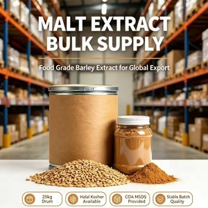 Poudre <span class=keywords><strong>d</strong></span>'extrait de malt non diastatique à haute teneur en <span class=keywords><strong>sucre</strong></span> total pour l'industrie des boissons et de <span class=keywords><strong>la</strong></span> pâtisserie - Product Image 1