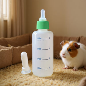 Biberon grande con tettarella e spazzolino per piccoli animali - Product Image 2