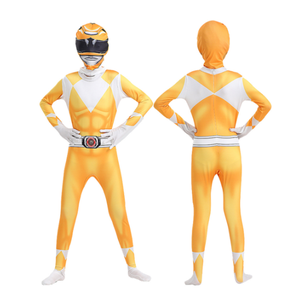 Déguisement Cosplay Mighty Power Adulte Enfant, Combinaison Masque Super-héros Zentai, Fête Carnaval <span class=keywords><strong>Rangers</strong></span>, Body Cosplay - Product Image 1