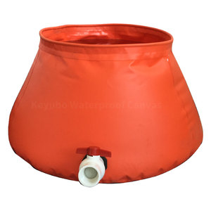 Tanque de Almacenamiento de <span class=keywords><strong>Agua</strong></span> Plegable de PVC de 200L, Sin Soporte, para Riego Agrícola y Camping - Product Image 5