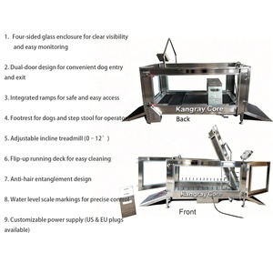 Caminadora Subacuática para Perros, Hidroterapia para Mascotas, Velocidad Ajustable de 0.75-2.0 HP, Capacidad de Carga de 80-120 kg, Fabricante OEM ODM, CE ISO - Product Image 3