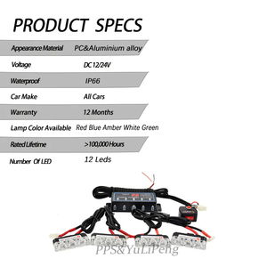 ชิปไฟ LED ติดกระจังหน้าสำหรับรถพยาบาลและรถดับเพลิงไฟอัตโนมัติเป็นมิตรกับงบประมาณ - Product Image 6