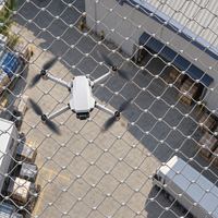 Filet anti-drone 50x50cm 6mm en acier inoxydable AISI 304 pour la protection des toits d'entrepôts et des installations industrielles