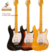 Populaire En Gros ST Guitare Électrique SSH Micro Paulownia Corps Érable Manche Haute Qualité Prix Usine OEM ODM Guitare