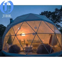 Dôme en PVC résistant aux UV et imperméable, structure en acier haute résistance pour camping extérieur et usage hôtelier, compatible climatisation 15-20