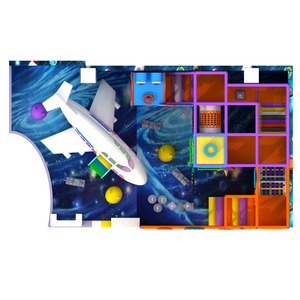 Aobeile - Equipo de Juegos Infantiles para Interiores, de PVC, con Tubos Galvanizados, Tamaño Personalizable, Capacidad de 500 kg, para Parques de Diversiones - Product Image 1