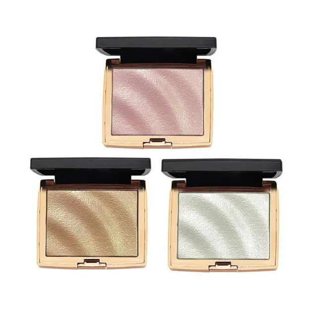 Long lanh Holographic Highlighter trang điểm ánh sáng lung linh Bronzer nổi bật Eyeshadow mặt BOD mỹ phẩm Illuminator