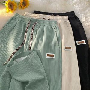 <span class=keywords><strong>Pantaloni</strong></span> a <span class=keywords><strong>Vita</strong></span> Alta Drappeggiati e Slim Fit a Gamba Larga per <span class=keywords><strong>Donna</strong></span> - <span class=keywords><strong>Pantaloni</strong></span> <span class=keywords><strong>Estivi</strong></span> Ultra-Sottili Casual da Ufficio a Gamba Dritta - Product Image 6