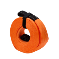 Sangle de remorquage tout-terrain 4x4 robuste de 3 po x 30 pi, 35 000 lb, avec boucles, logo personnalisé OEM