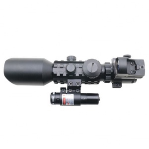 3-10x42 من سبائك الألومنيوم تلسكوبية OEM مقاومة للماء مطفي أسود مطفي للصيد مع رؤية ليزر للبيع بالجملة - Product Image 5