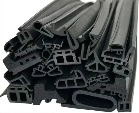 Custom Extrusion Industrial Seals Various Shapes Strip Other Designs Made from EPDM Rubber Plastic Cutting Moulding Services