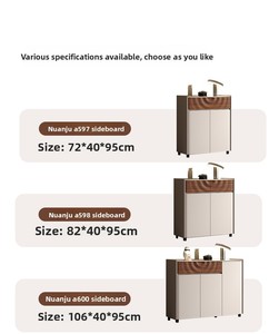 Buffet moderne, armoire de rangement, credenza, armoire de cuisine éco-responsable <span class=keywords><strong>avec</strong></span> peinture cuite pour salle à manger et salon - Product Image 5