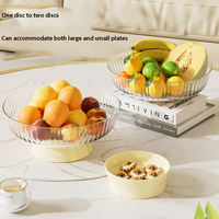 Luxe hoogwaardige fruitthee snack schaal milieuvriendelijke feest opberg schaal snoep schaal plantenpatroon handgeschilderd PET+PP woonkamer