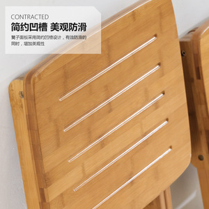 Portable folding <b>stool</b> for home use, suitable for living room, <b>bathroom</b>, toilet, small apartment. - Product Image 4