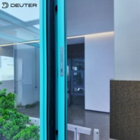 Ventanas de Aluminio de 2.0mm con Rotura de Puente Térmico, Aislamiento Térmico, Doble/Triple Acristalamiento, Triple Sellado, Pantalla de Seguridad para Climas Cálidos