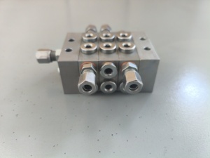 OEM DSV ilerici yağlama gres dağıtıcı çift manifoldu lob cihazı bölücü vana madeni distribütörü enjektör blok güç - Product Image 2