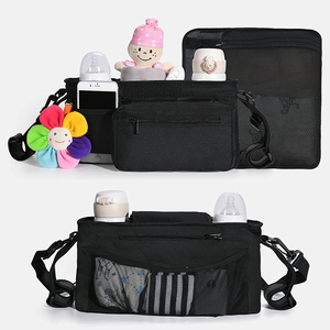 Organisateur universel pour <span class=keywords><strong>poussette</strong></span> avec sac isotherme amovible, pochette pour téléphone et bandoulière, idéal pour les parents nomades en extérieur - Product Image 5