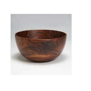 Cuenco para servir clásico Natural de calidad de diseño Vintage, ensaladera de madera de calidad, cuenco decorativo de forma redonda, cuenco de madera - Product Image 3