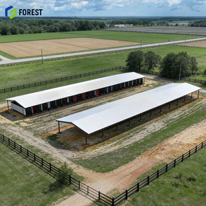 โรงงานสิ่งทอโครงสร้างเหล็กแข็งแรงขนาดใหญ่ 50x50x12 เมตร สำนักงานสำเร็จรูปที่ปลอดภัยและเหมาะสมเป็นอย่างยิ่ง กว้างขวางและมั่นคง - Product Image 1