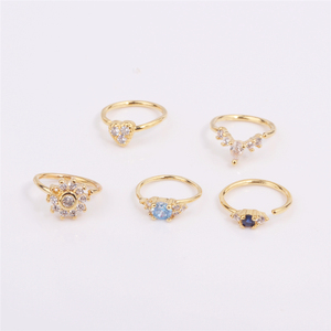 20PCS Mix Style CZ <strong>Nose</strong> Hoop <strong>Ring</strong> for Women <strong>Thin</strong> Plain 10 MM Soft Bendable <strong>Nose</strong> Piercings Hoop Boxed Jewelry 20G - Product Image 4