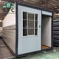 Maisons pliantes préfabriquées en conteneurs plats de 20 pieds et 40 pieds, modulaires, portables, Casa Prefabricada, faciles à assembler