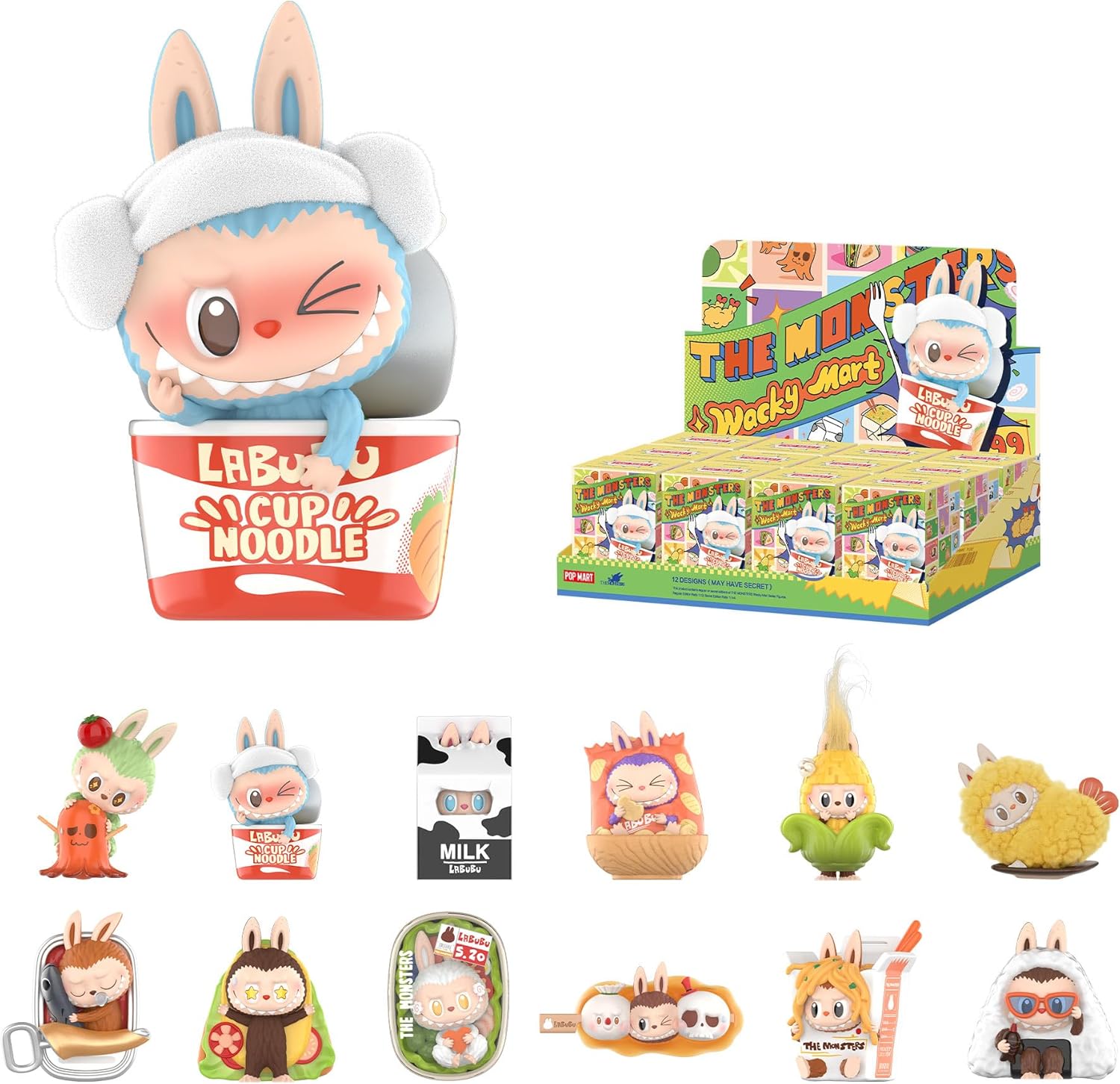 Wacky Mart Figuras 12 Cajas/Set