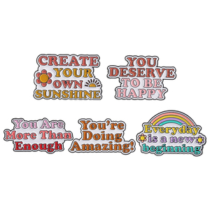 Épingles en émail 'Chaque jour est un nouveau départ', broche amusante avec lettres arc-en-ciel et <span class=keywords><strong>phrase</strong></span> <span class=keywords><strong>positive</strong></span>, badge pour sac à dos et revers, bijoux, cadeaux pour amis - Product Image 1