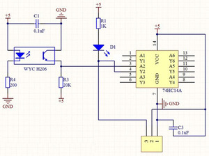 모터 테스트용 IR 적외선 슬롯 광 속도 측정 센서 감지 광커플러 모듈 - Product Image 6