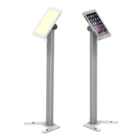 Ucuz Koford Metal iPad ve Tablet zemin standı/braket/raf