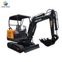 Mini-excavatrice sur chenilles en promotion avec moteur-pompe CE/EPA/Euro 5 et godet, garantie 1 an pour l'agriculture et la construction