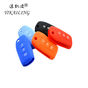Yikailing-funda de silicona para llave de coche, accesorio de protección antideslizante para Ford Mondeo Escort Edge Focus Everest - Product Image 1