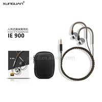 Écouteurs intra-auriculaires IE900 Hi-Fi filaires avec câble supra-auriculaire pour la scène, pour audiophiles, chanteurs, DJ, musiciens, groupes