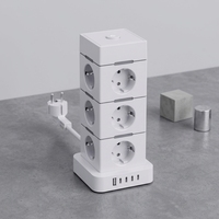 Nouvelle multiprise coréenne/allemande CE KC à 12 prises avec USB-A et 4 USB-C PD25W