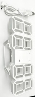 Horloge murale numérique 3D LED intelligente en plastique alimentée par USB, avec affichage de la température, heure mondiale et calendrier perpétuel, pour la vente en gros transfrontalière