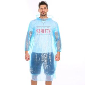 Disposable Transparent Rain <b>Poncho</b>, Thickened Hooded Raincoat <b>for</b> Mountaineering, Concert, Outdoor Travel & Drifting - Product Image 1
