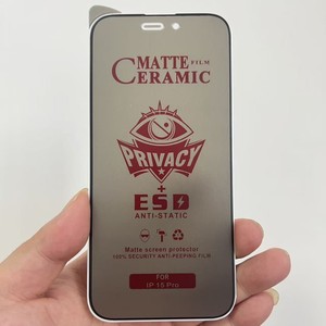 Protector <span class=keywords><strong>de</strong></span> Pantalla Mate Suave Anti-Espía para iPhone 17 Max, <span class=keywords><strong>Película</strong></span> Protectora <span class=keywords><strong>de</strong></span> Cerámica Nano 3D ESD, Anti-Miradas, PET Anti-Rayones - Product Image 6