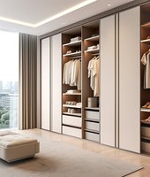 Armoire de rangement moderne de luxe autoportante pour chambre à coucher, avec tiroirs et vitrine, personnalisable, pour salle de sport, amovible
