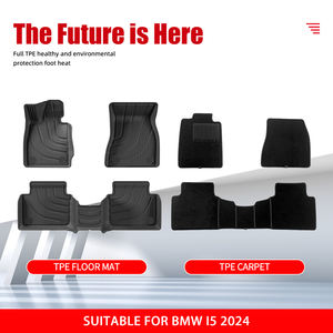 Venta caliente TPE 3D alfombrilla trasera para maletero impermeable antideslizante alfombrilla de lujo para maletero para <span class=keywords><strong>BMW</strong></span> i5 2024 - Product Image 2