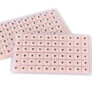 Semillas de Acupuntura para Oreja, 600 Unidades, Reutilizables, de Plástico con Bolas Metálicas para Terapia de Acupresión Auricular - Product Image 1