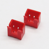 Offre Spéciale connecteur d'en-tête à Angle droit de broche horizontale de pas de 2.54mm simple rangée 2 broches 2PIN connecteur de câblage électrique de 90 degrés