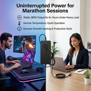 Adaptador de Corriente de Gran Venta para Laptop 20V 14A 280W Fuente de Alimentación para <span class=keywords><strong>ASUS</strong></span> Zephyrus Duo 16 <span class=keywords><strong>M16</strong></span> S17 Strix SCAR 18 17 X3D TUF 5 6 Pro - Product Image 4