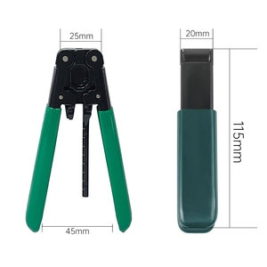Pince à dénuder et à couper les câbles FTTH en acier pour tubes souples, mm x 2, avec pince en cuir - Product Image 2
